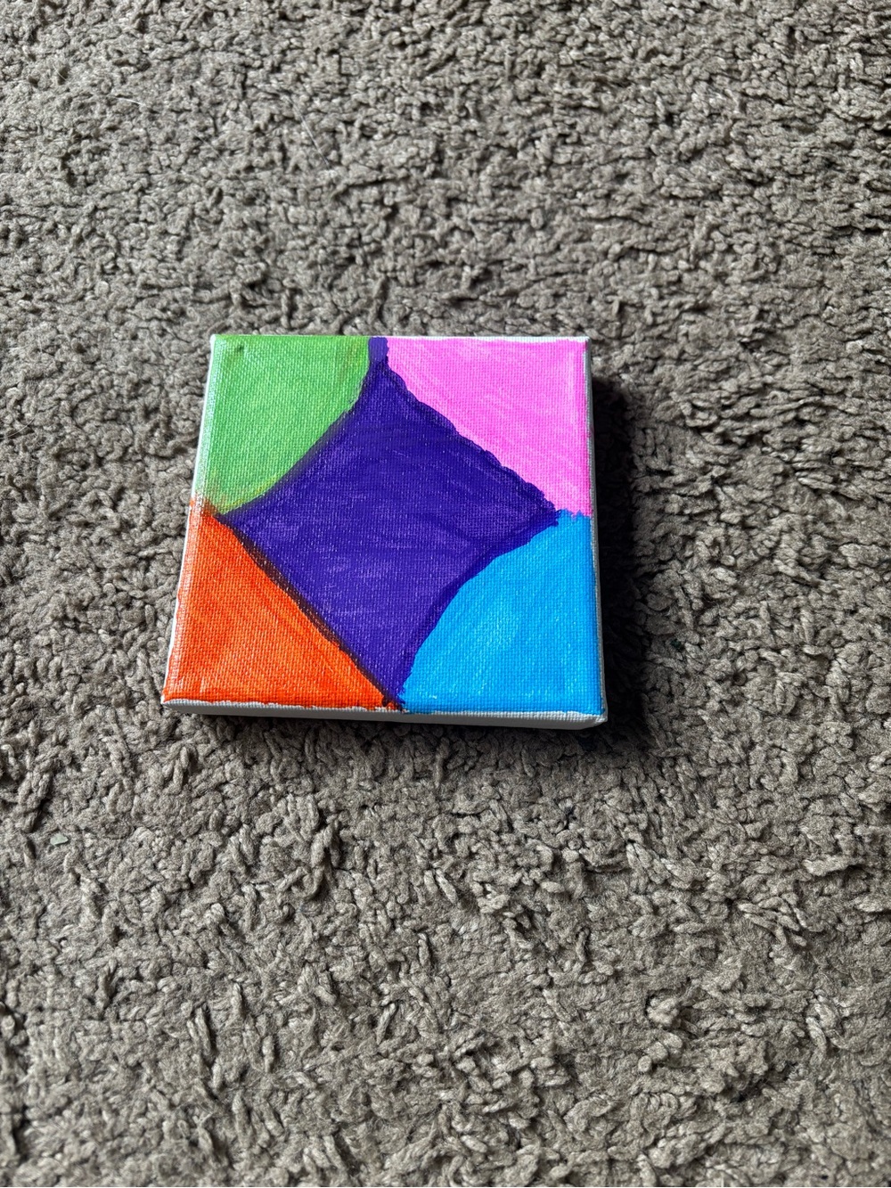 Colorful mini Craft Canvas Panel - Multicolor - Picture 6 of 7